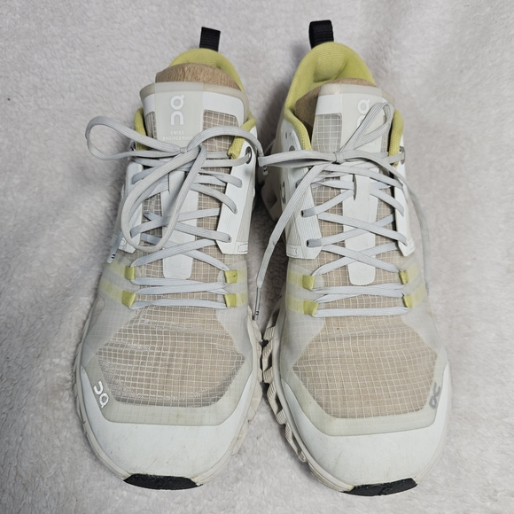 Womens On Cloud X Shift Vapor Acacia Off White Yellow Running Sneakers Shoes - Picture 10 of 14